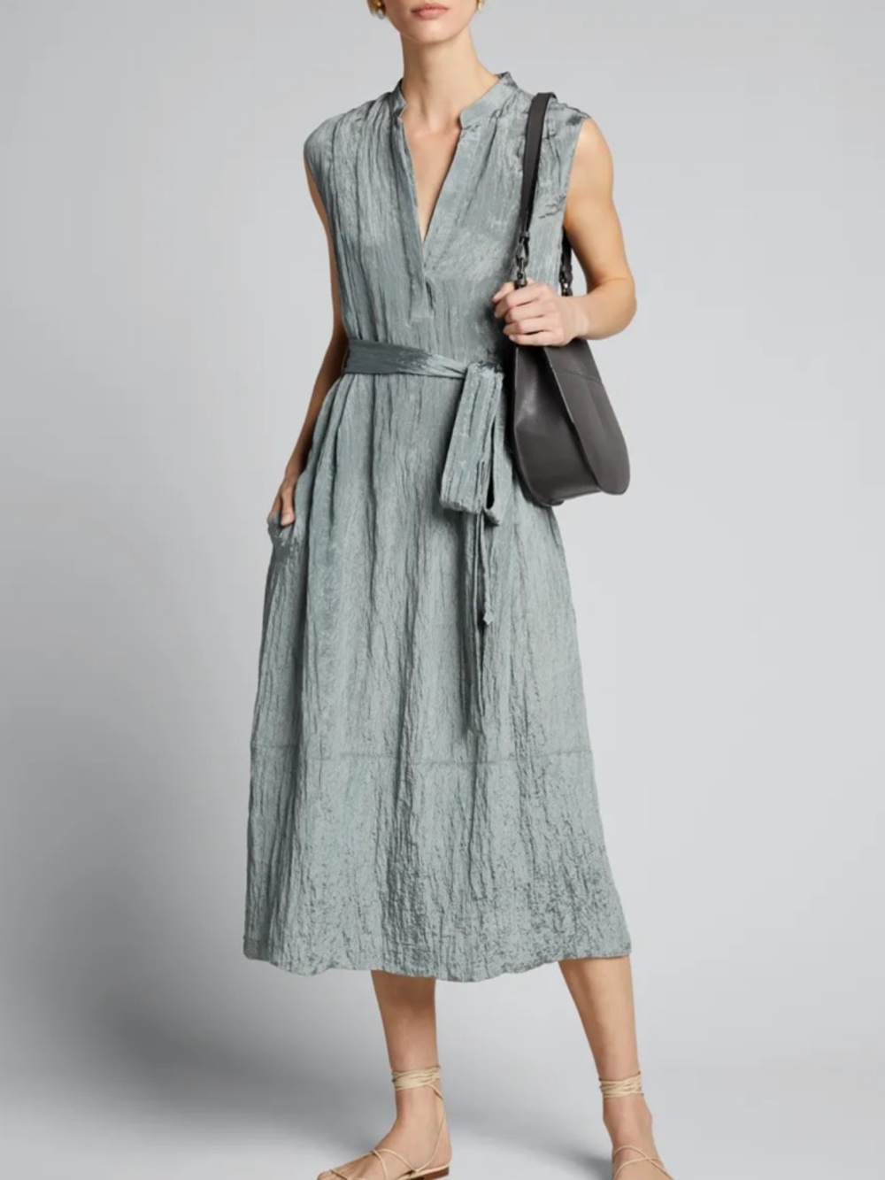 VINCE SLEEVELESS POPOVER DRESS🌸